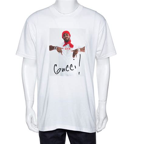 gucci mane supreme shirt buy|supreme gucci mane tee white.